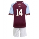 Aston Villa Pau Torres #14 Hjemmedraktsett Barn 2025-26 Kortermet (+ Korte bukser)